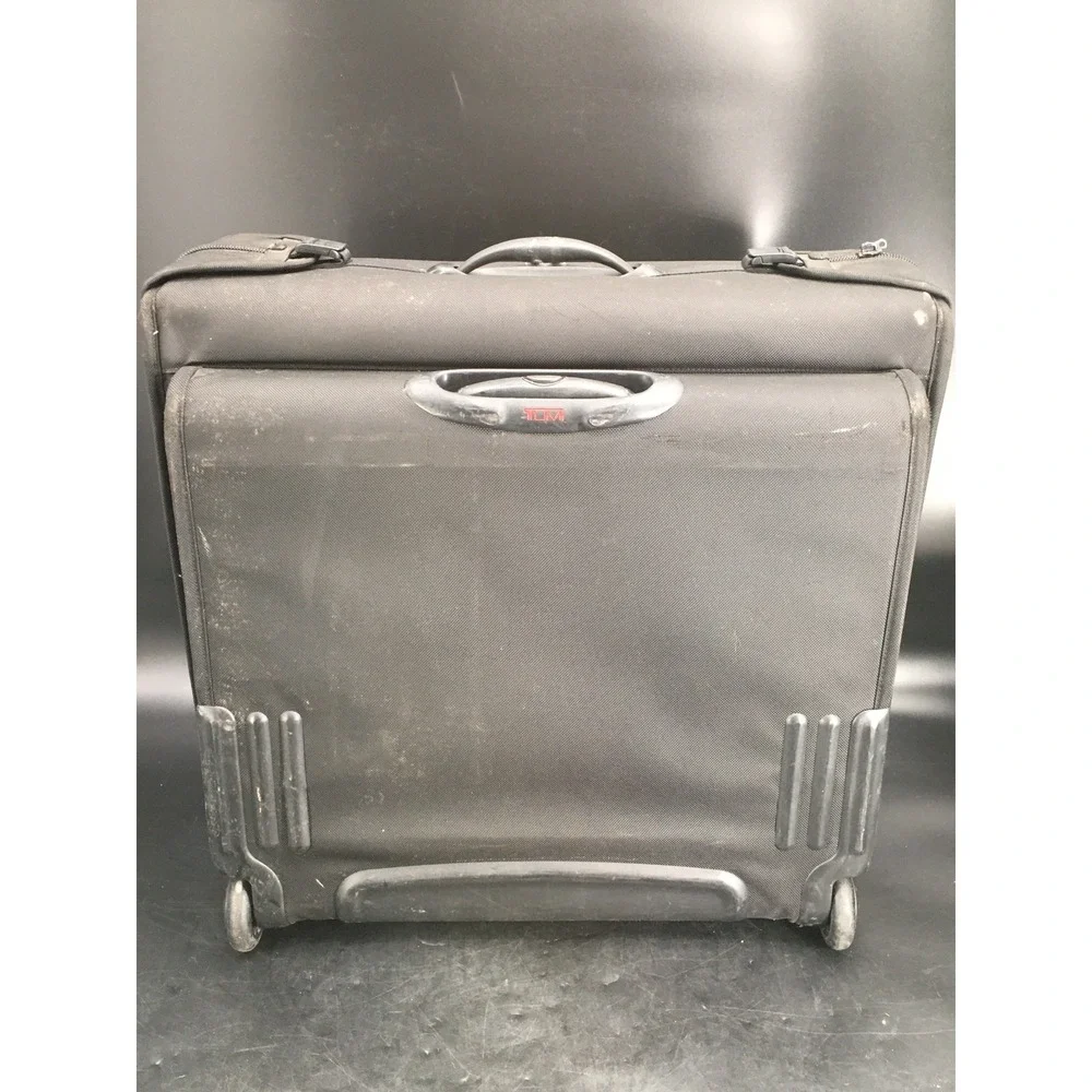 TUMI Alpha 2 Wheeled Garment Bag Carry‎ On Ballistic Nylon Black Travel Luggage